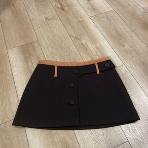 SIR. Sandrine Button Mini Skirt
